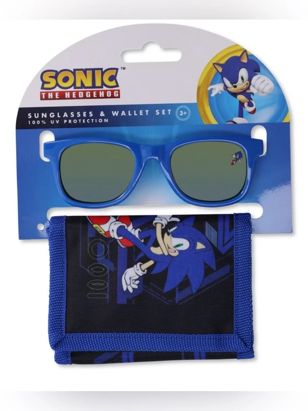Sonic The Hedgehog Kids Sunglasses & Wallet Set